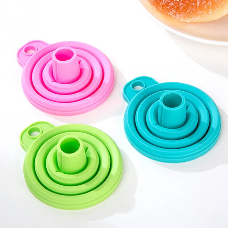 Foldable Silicone Collapsible Funnels