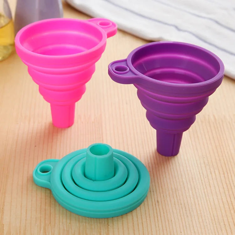 Foldable Silicone Collapsible Funnels