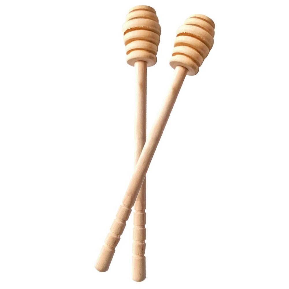 50/2/1PCS Dessert Wooden Spoon Honey Stirrer