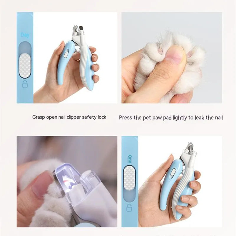 Pet nail clippers, Convenient LED electric nail grinder