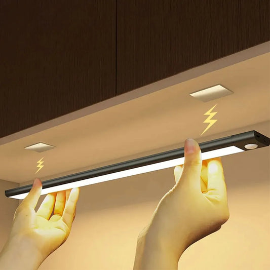 LED Cabinet Light USB Type-C Rechargeable Motion Sensor Led Lamp 10cm/20cm/30cm/40cm/50cm