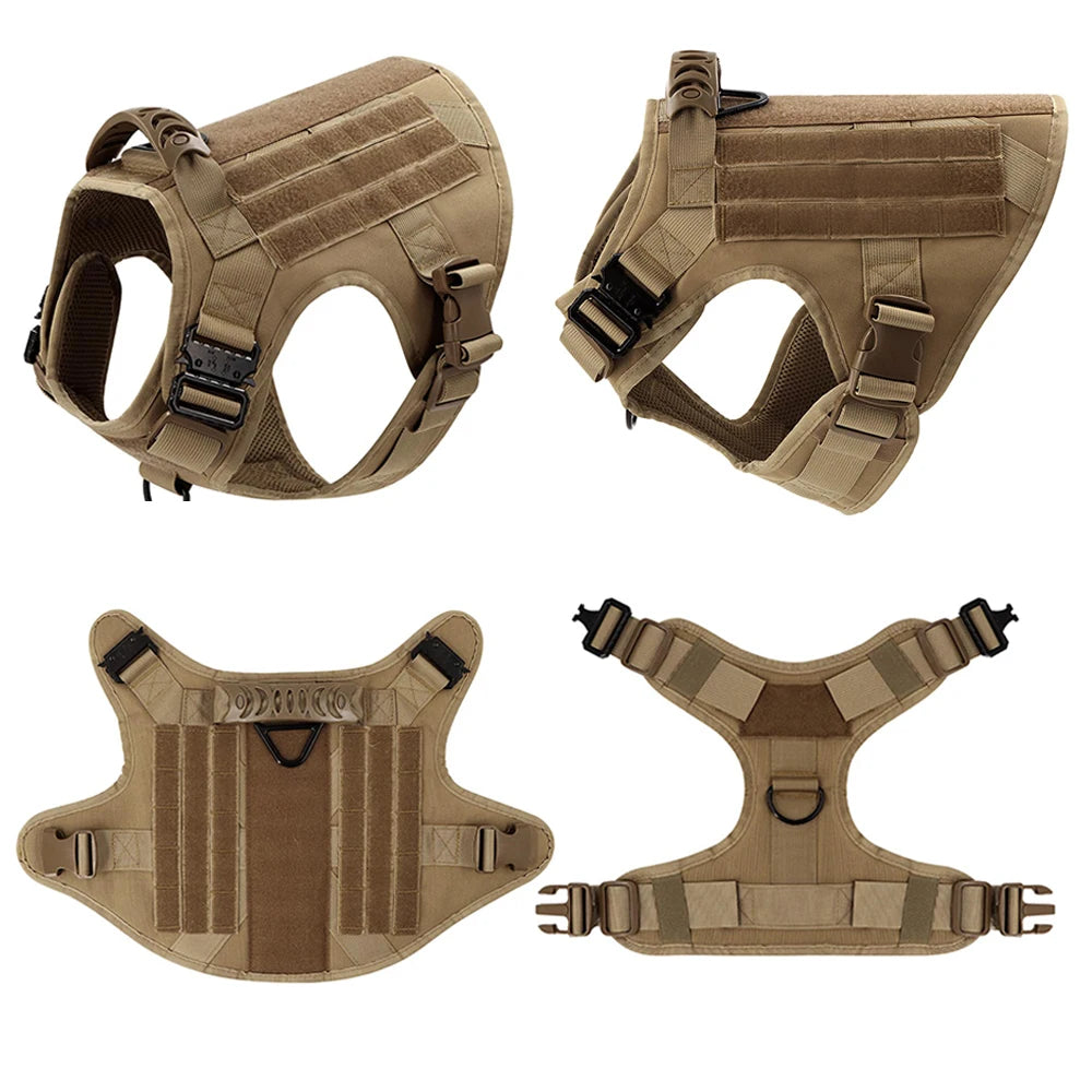 Tactical Military Training Dog Harness Vest