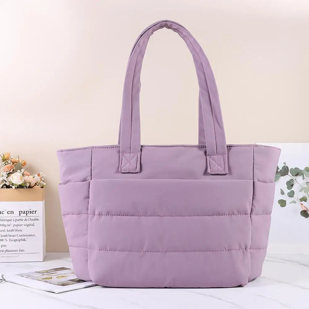 Large Capacity Tote Bag Versatile Handbag for Commuting Shoulder Bag Multiple Pockets
