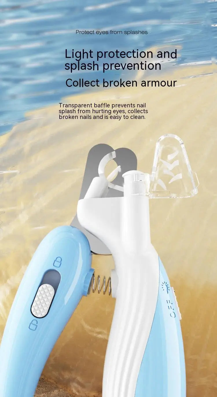 Pet nail clippers, Convenient LED electric nail grinder